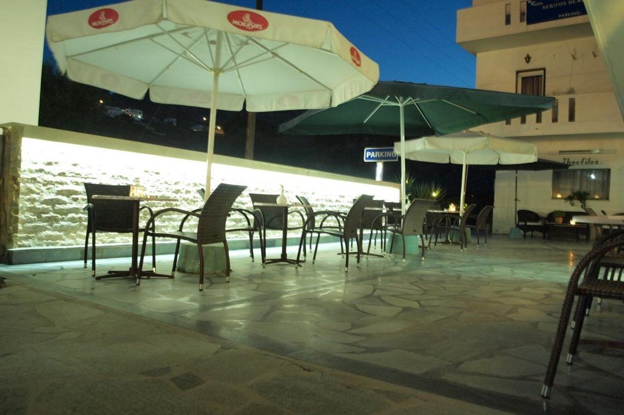 Serifos Beach Hotel Livadi  ภายนอก รูปภาพ